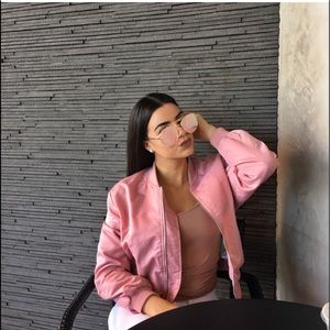 Pink Bomber Jacket
